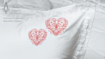 Свадебные подушки с вышивкой